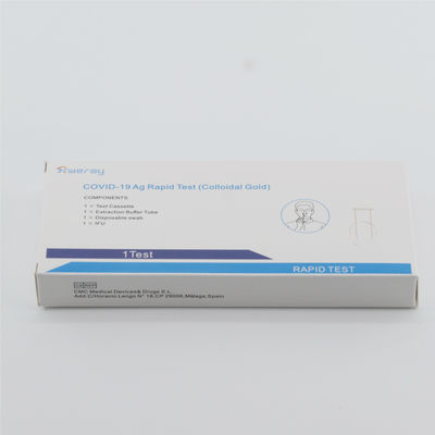 質  ISO Certified 15mins Rapid Covid 19 Test Kits Antigen Saliva Test Kit High Sensitivity 工場
